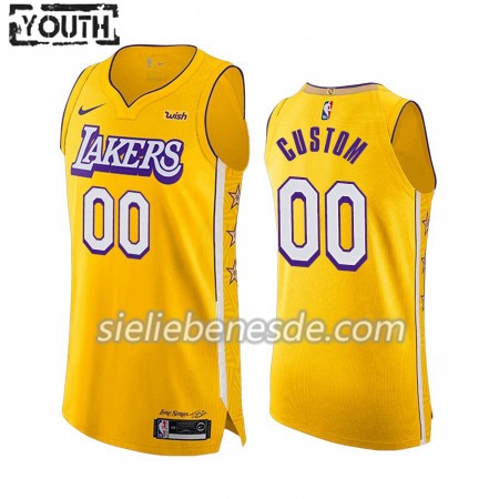 Kinder NBA Los Angeles Lakers Trikot Nike 2019-2020 City Edition Swingman - Benutzerdefinierte